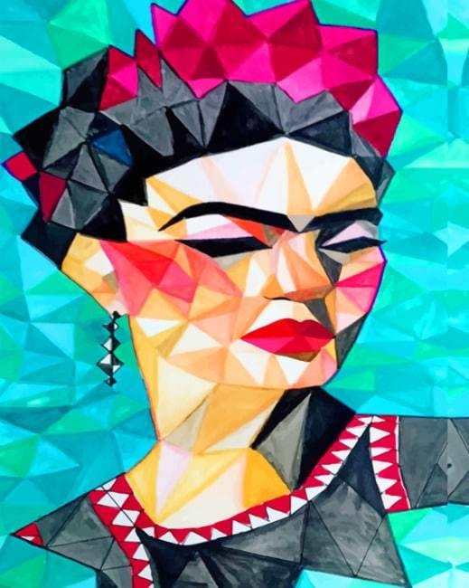 Paint By Number Kit, Frida Kahlo - Gather Goods Co.