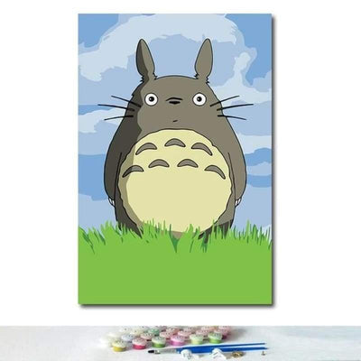paint by numbers kit Totoro 2 - Custom paint by number