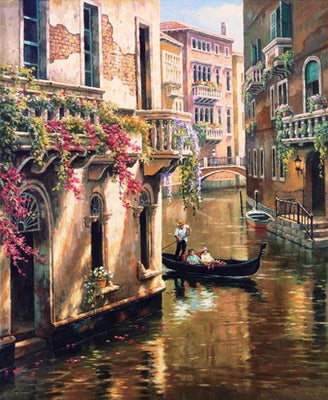 paint by numbers kit Venice Morning - Custom paint by number