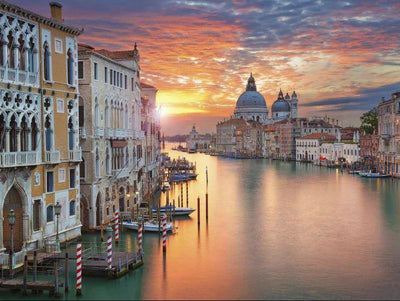 paint by numbers kit Waterborne Venice - Custom paint by number