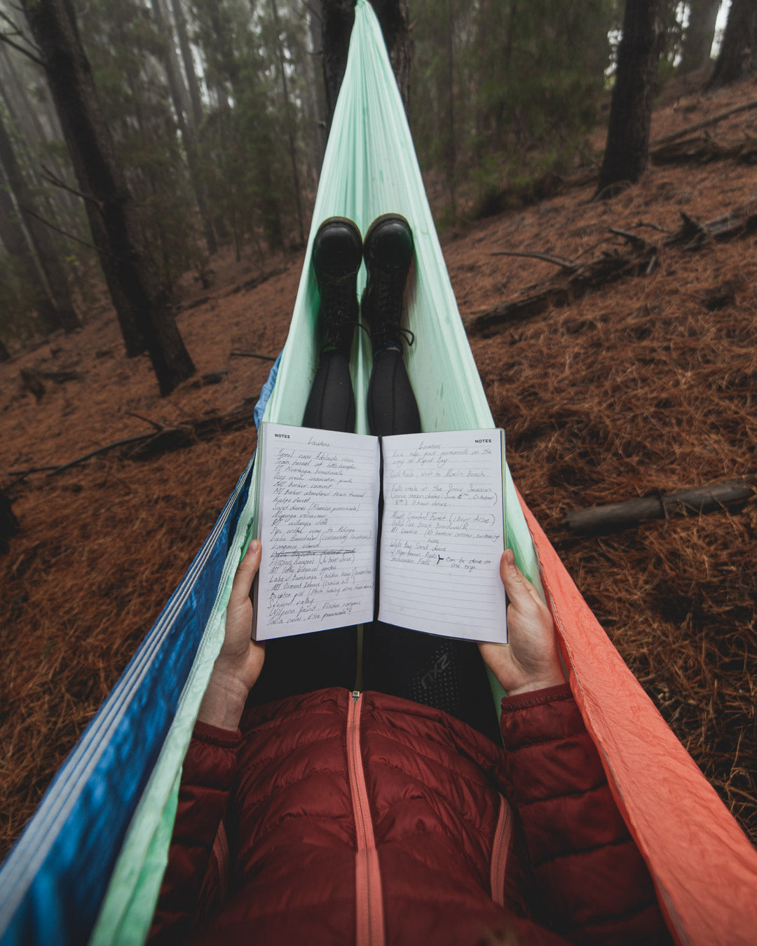 Reading while on a hammock | NAKIE