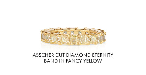 Yellow Diamond Eternity Band