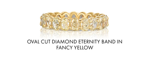 Yellow Diamond Eternity Band