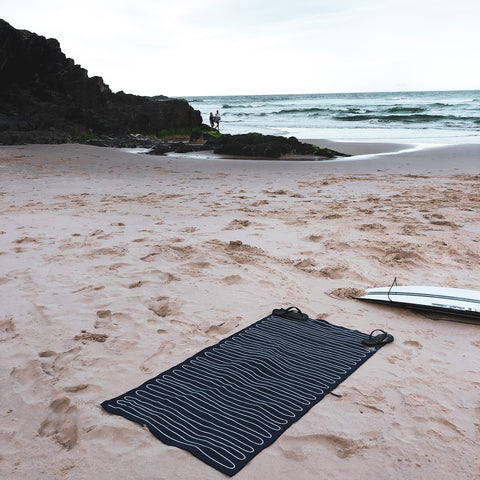 Kings Beach, NSW, Rippled Towel