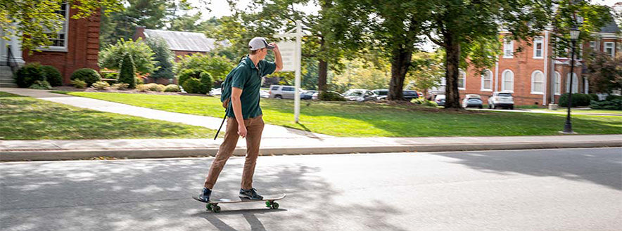 Playing A Skate-Board or Long-Board