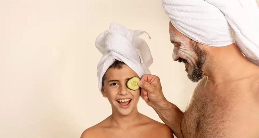 Pamper your father with a spa at home