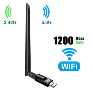 Coöperatie haspel het is mooi USB WiFi Adapter 1200Mbps TECHKEY USB 3.0 WiFi Dongle 802.11 ac Wirele –  mytechkey