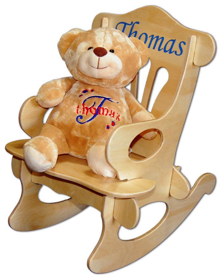 plush bear rocker