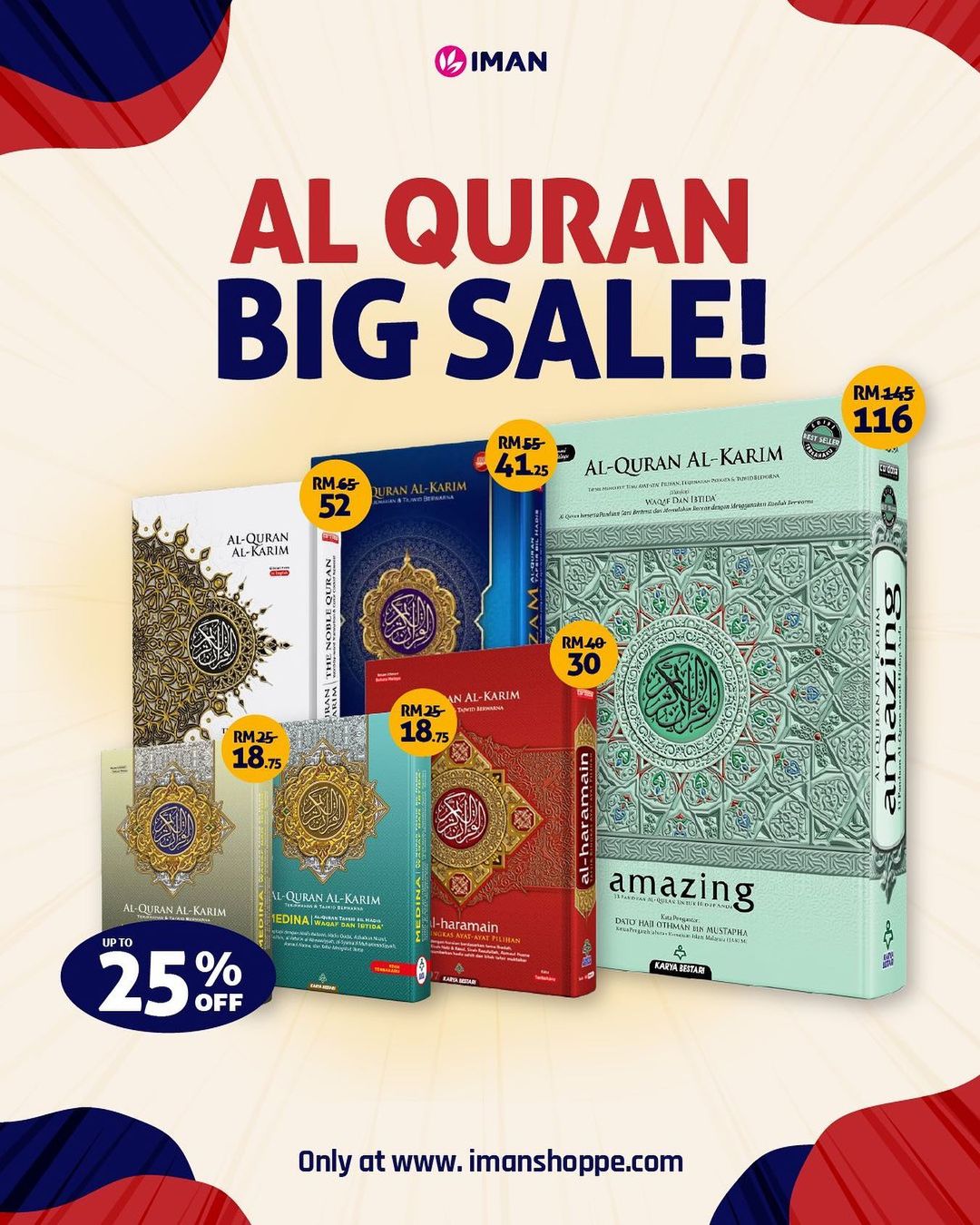 Al Quran Terjemahan Tafsir Translation Per Kata Word By Word Iman Shoppe Bookstore