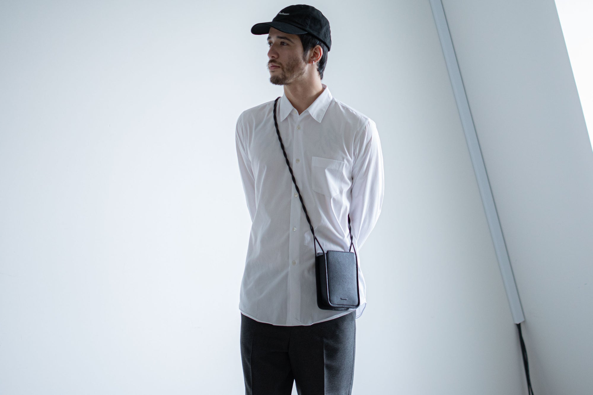 ウォレットバッグ ワイド | Leather Wallet Bag Wide – objcts.io