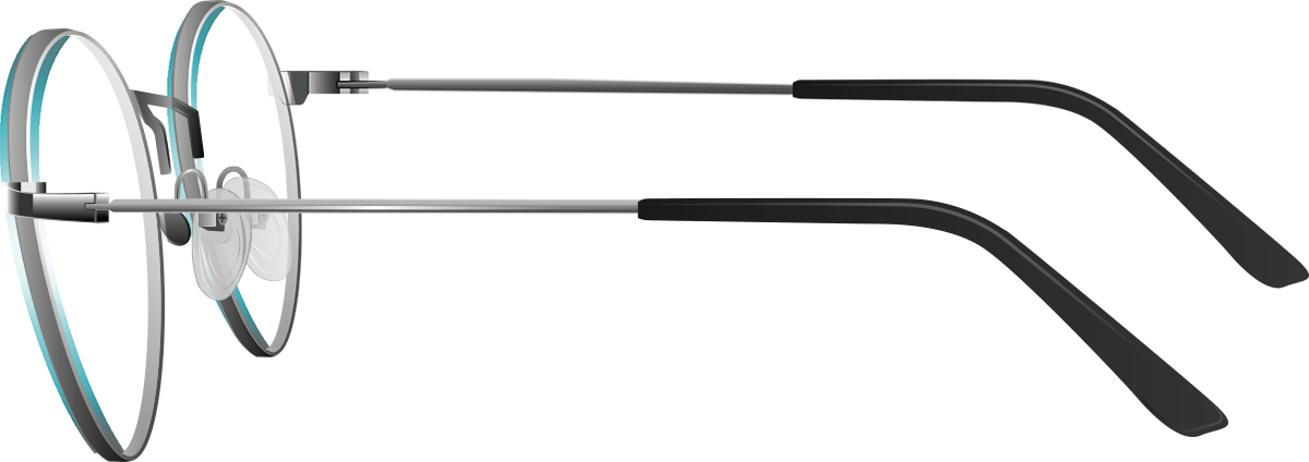 Lens thickness of prescription glasses with 1.67 high-index plastic lenses for hyperopia