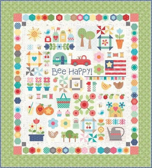 Lori Holt Sew Simple Shapes Bee Happy Templates Patchwork with