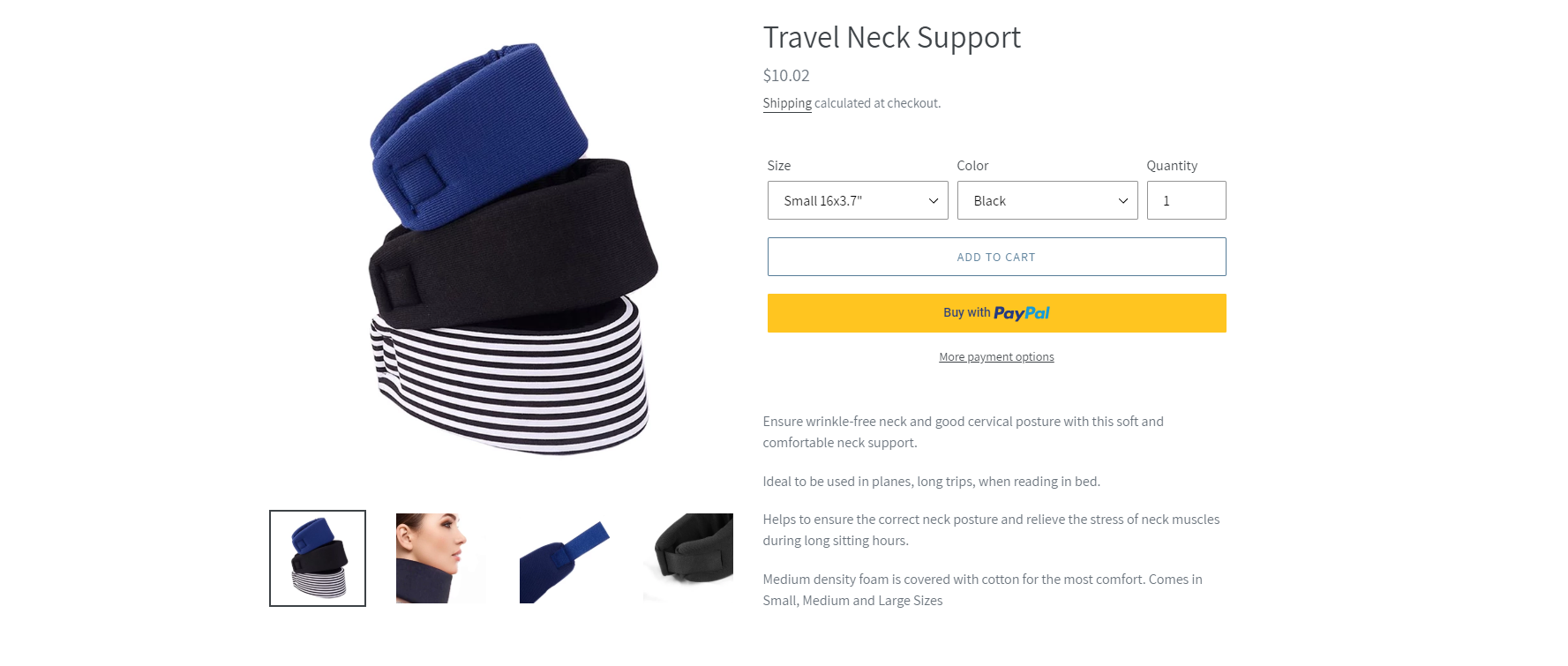 skin aging travel neck support