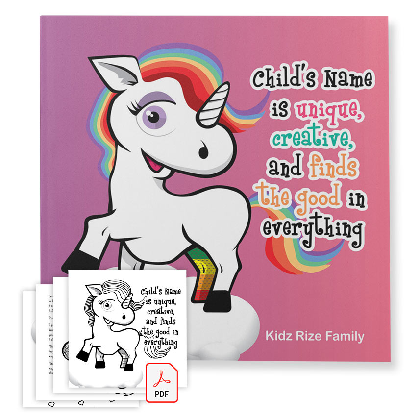 Download Unicorn Personalized Coloring Book Full Color Ebook Printables Kidz Rize