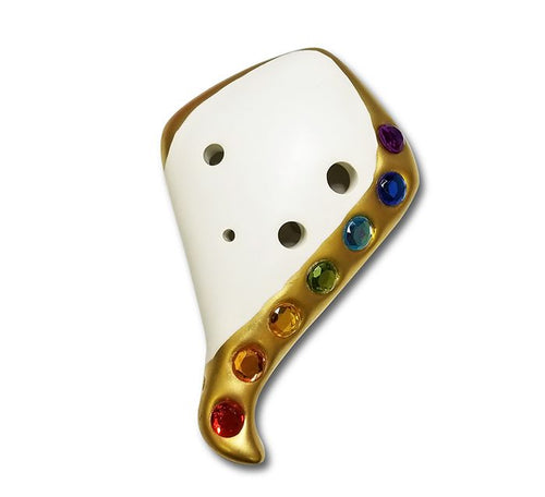 6 Hole Legend of Zelda Shield Ocarina – STL Ocarina