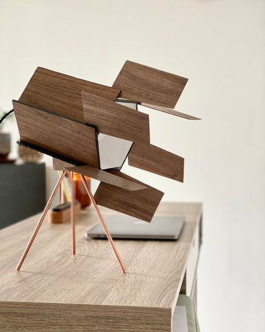 Contemporary wooden lighting and lamps