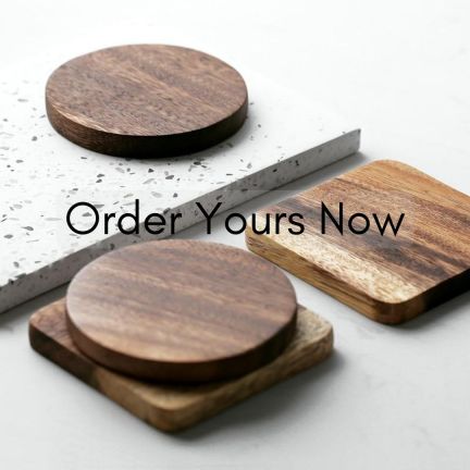 Acacia Wood Coasters – Wondrwood