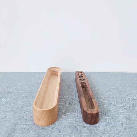wooden pen and pencil storage containers
