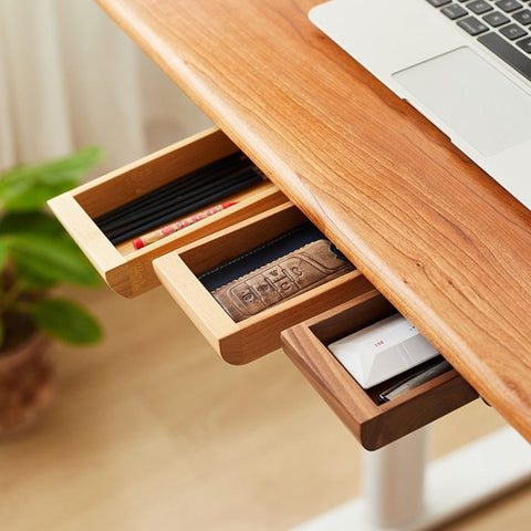 Creative Wooden Desk Storage