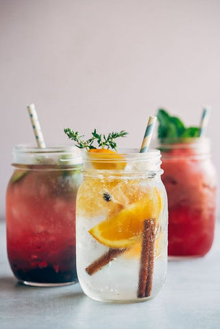 picture-perfect cocktails in glass jars 