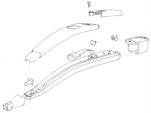 exploded view of a product drawing