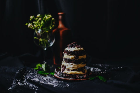 Styling a dark and moody food photograph - food styling tips