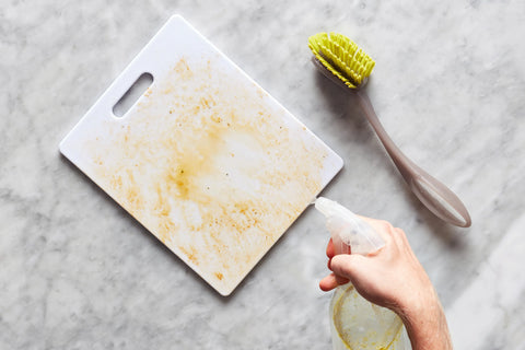 Do wood or plastic cutting boards stain more easily?