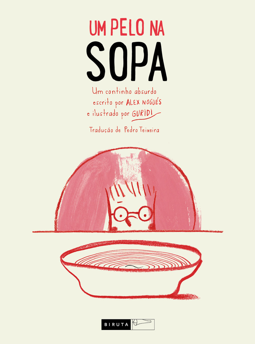 Capa do livro "Um pelo na sopa ", de Alex Nogués