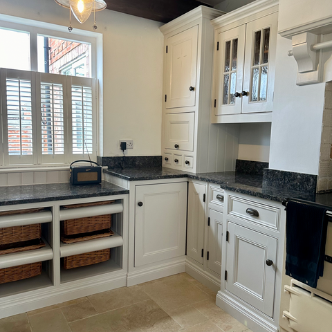 Benjamin Moore pale oak kitchen