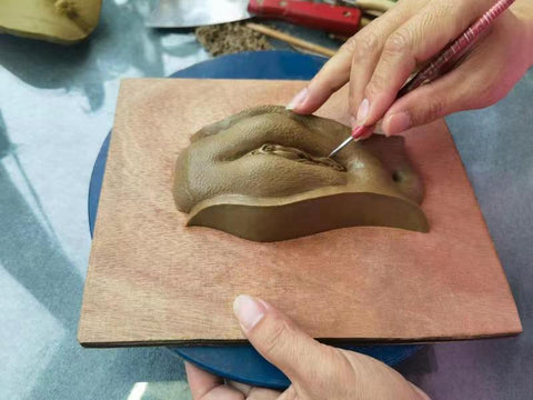 Sculpting the designed model