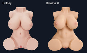 Bitney Big Boobs Sex Doll Fair Color Comparison