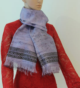 hand printed scarf