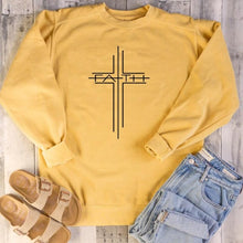 Load image into Gallery viewer, Faith Cross Sweatshirt