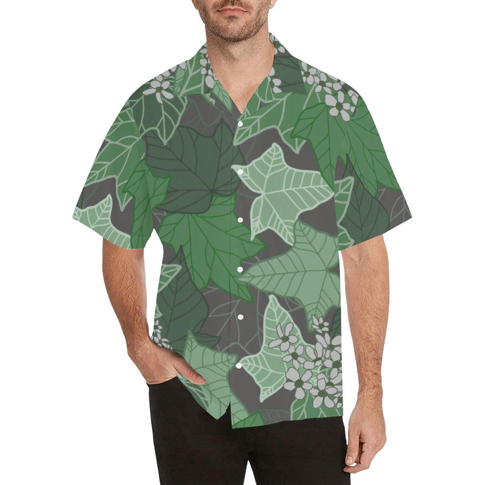 HUTSPAH Shirt Green Crazy Pattern Short Sleeve Mens XL – Cerqular