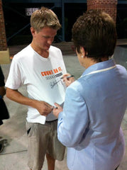 Nick with Billie Jean King