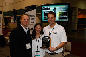 [LtoR] Russ Williams from the United Inventor’s Association, Mary & Jody Murdough of ScoreBand