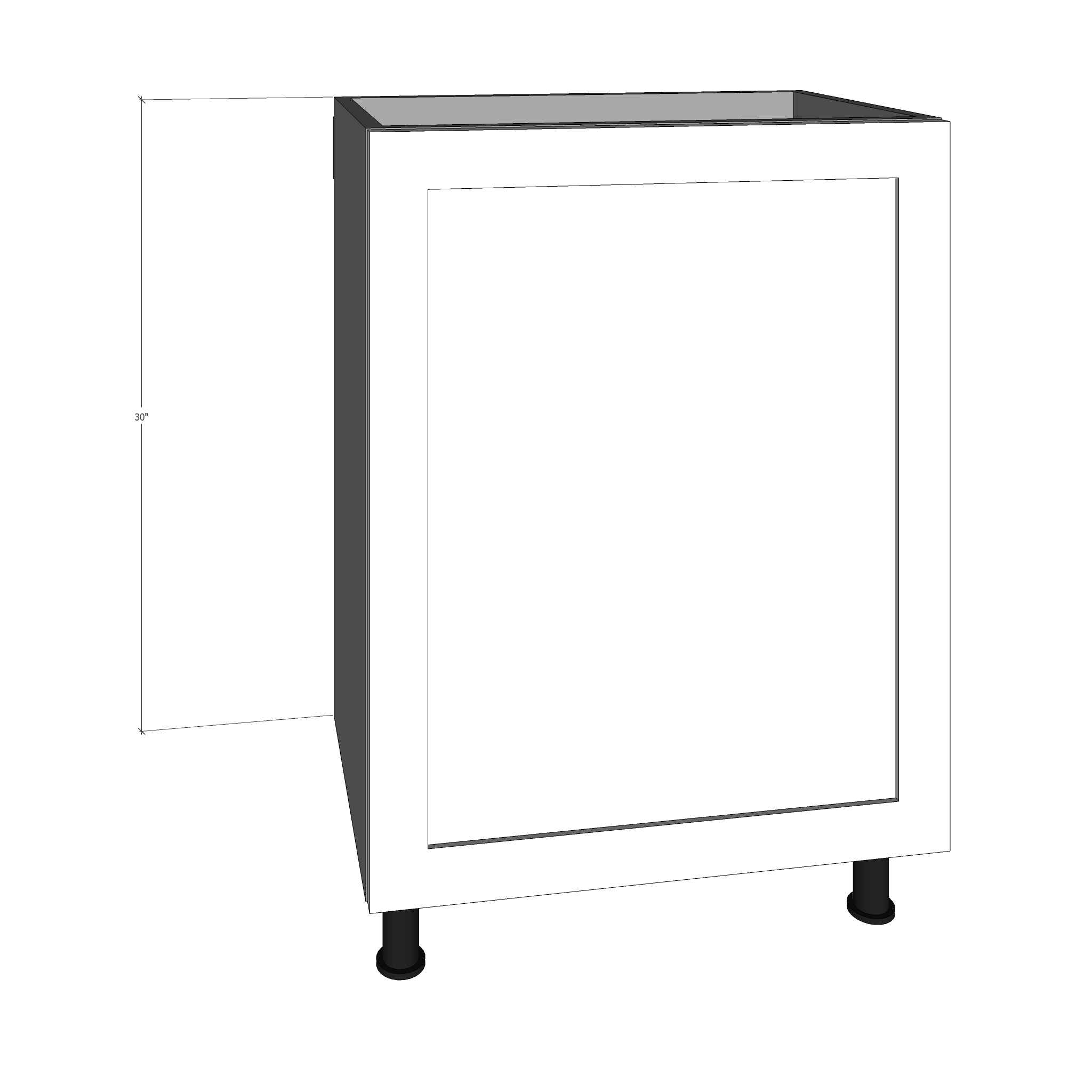 Bpo 24 Pullout Door For 24 W Ikea Sektion Base Cabinet Allstyle