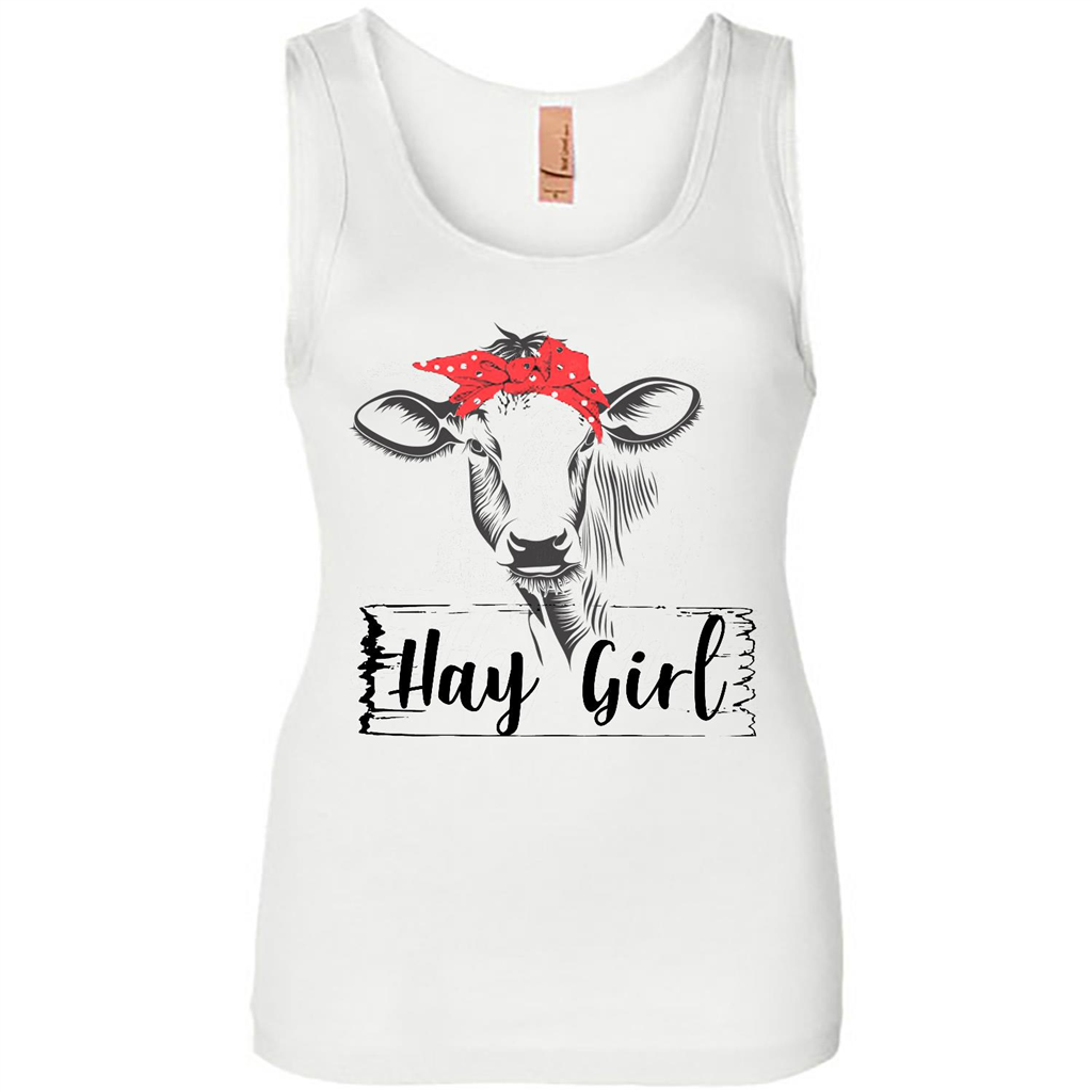 Hay Girl Heifer Cow Lover - Tank Shirts