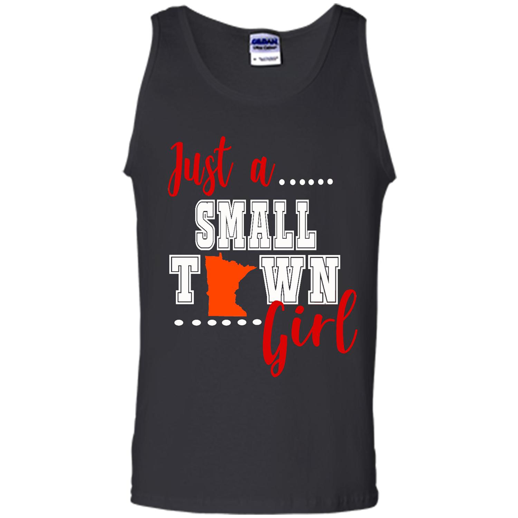 Just A Town Minnesota Girl - Canvas Unisex Tank Shirts