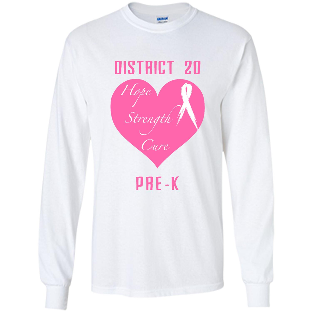 Breast Cancer Pre-k D20, Hope Strength Cure - Shirt