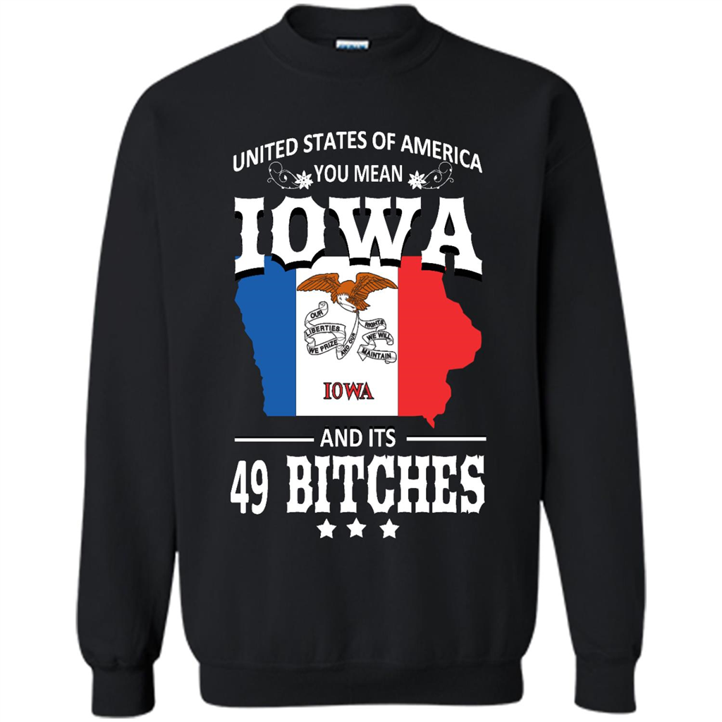 United States Of America You Mean Iowa And Its 49 Bitches - Crewneck 