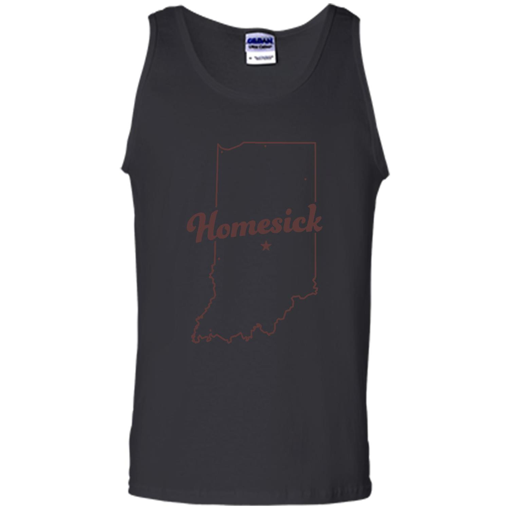 Indiana Homesick - Canvas Unisex Tank Shirts