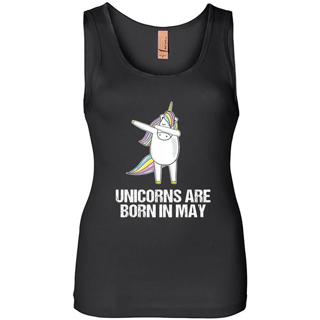 Unicorns Are Born In May Dabbing Hip-hop Pose - Tank Shirts