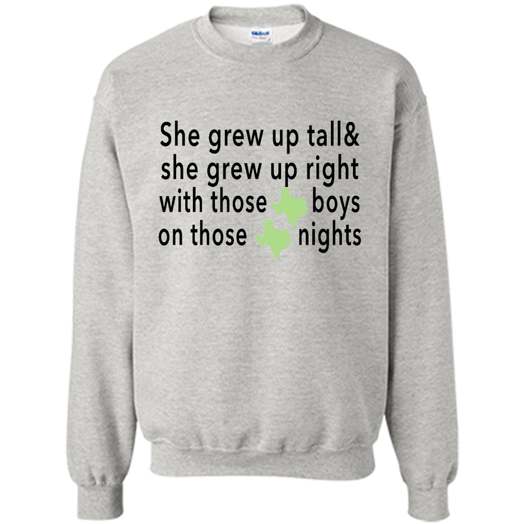 She Grew Up On Those Texas Nights - Crewneck 