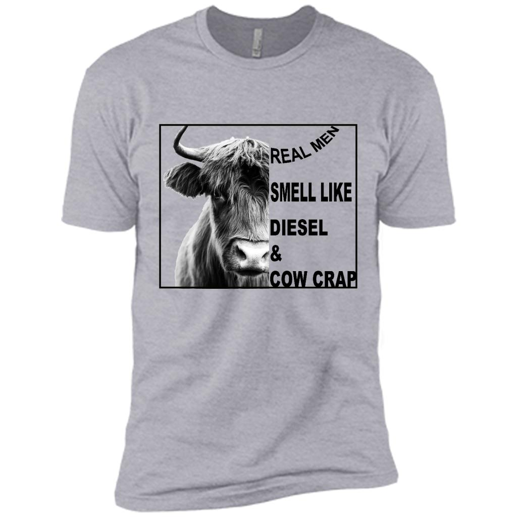 Real Smell Like Diesel & Cow Crap W2 - Canvas Unisex Usa Shirt