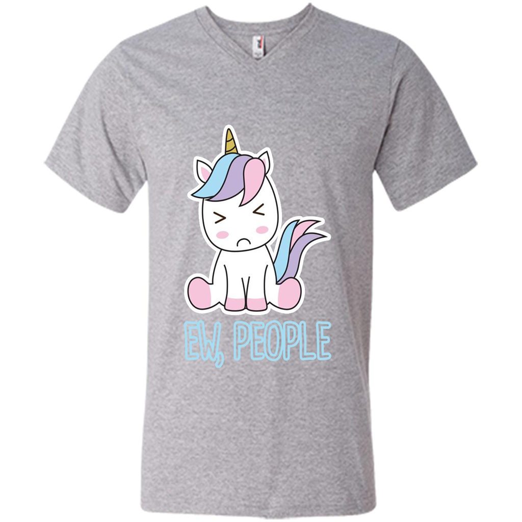 Ew People Unicorn A - Canvas Unisex Shirt