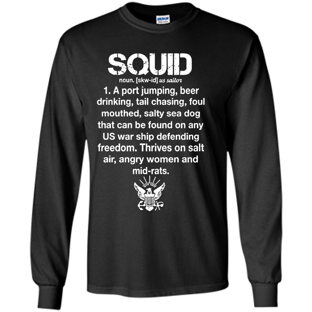 Squid A Port Jumping Beer Drinking Tail Chasing Foul Mouthed - Shirt