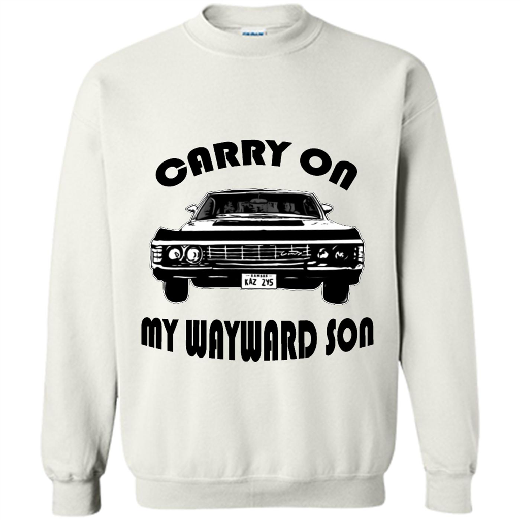 1967 Chevy Impala, Carry On My Wayward Son (w) - Crewneck 