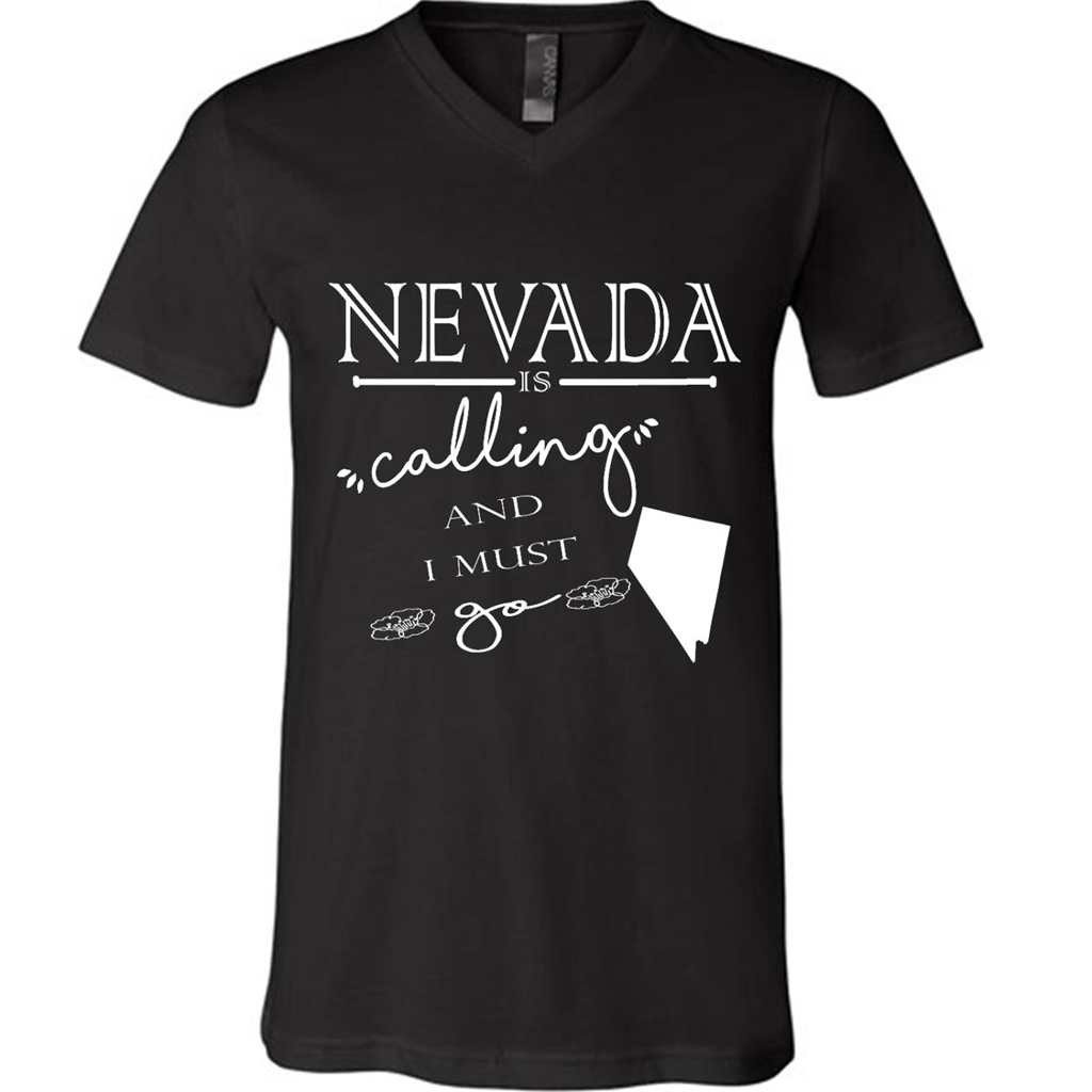 Nevada Is Calling And I Must Go - Canvas Unisex Shirt