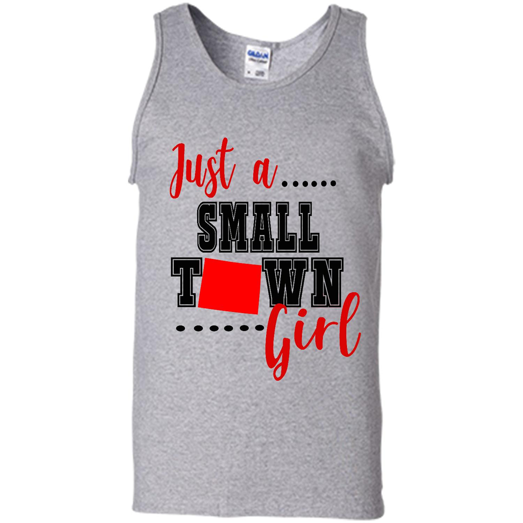 Just A Town Wing Girl - Canvas Unisex Tank Shirts